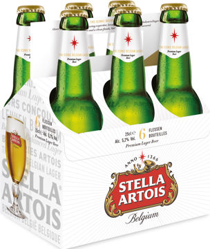 STELLA ARTOIS 6X25CL Afbeeldingen van STELLA ARTOIS 6X25CL