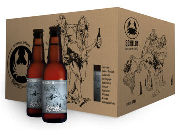 KRAB OERBIER 5% 12X33CL BLOND DOOS Afbeeldingen van KRAB OERBIER 5% 12X33CL BLOND DOOS