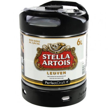 STELLA ARTOIS 6 LITER VAT Afbeeldingen van STELLA ARTOIS VAT 6L